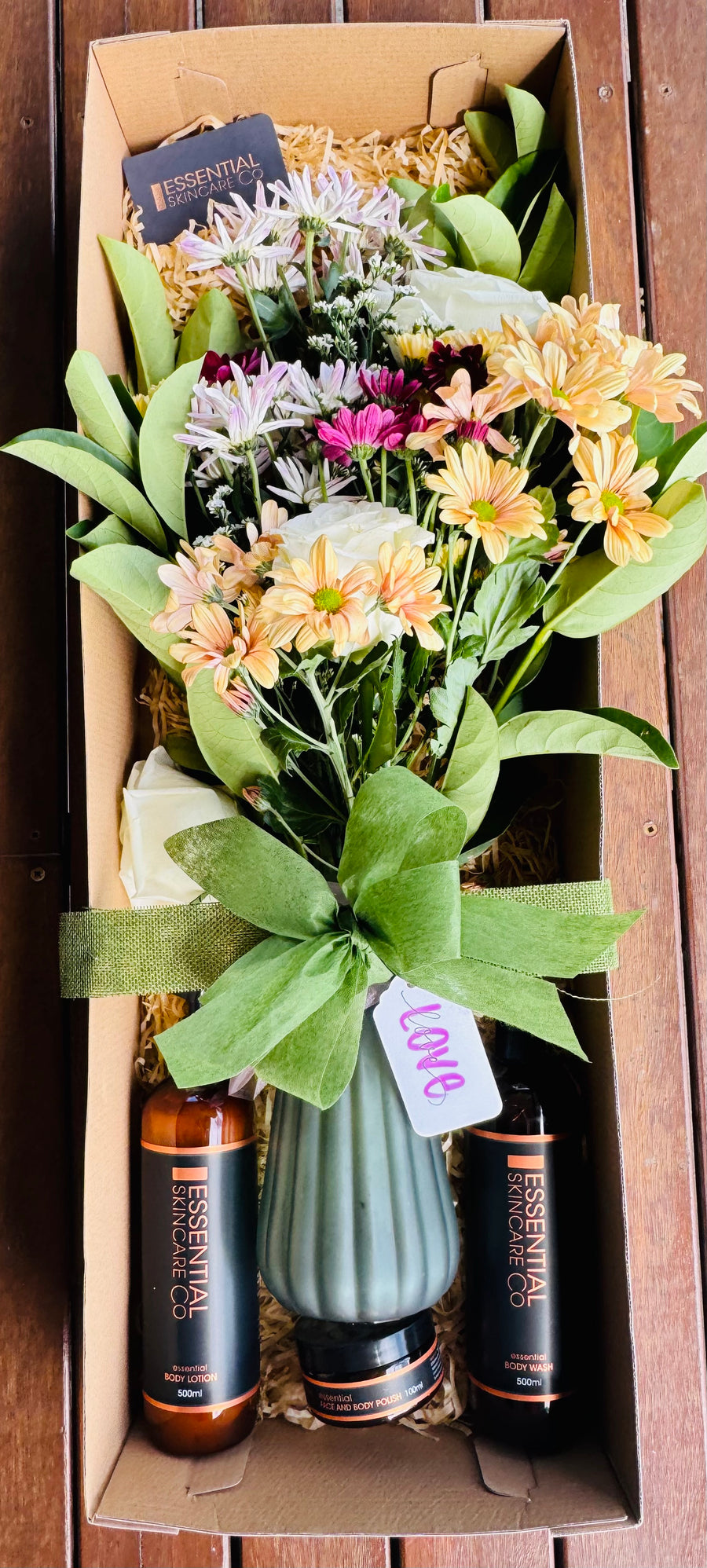 Mother's Day Floral & Skincare Box-Essential Skincare Co